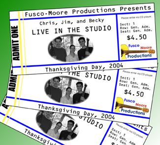 live in the studio